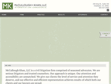 Tablet Screenshot of mklawsc.com